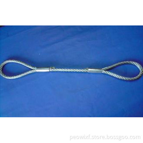 DIN / GB Stainless Steel Wire Rope Sling 1960 mpa for Towbo